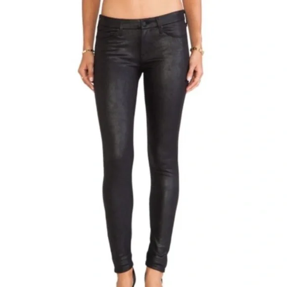 MOTHER The Looker in Look But Don’t Touch Faux Suede Jeans, Size 28 - Picture 1 of 9